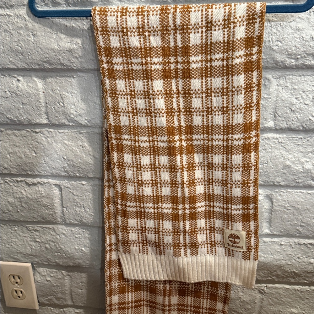 Timberland Buffalo Plaid Scarf nwt